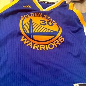 Stephen curry size youth medium nba jersey